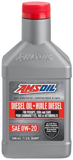  Synthetic Diesel Oil SAE 0W-20 (DP020)